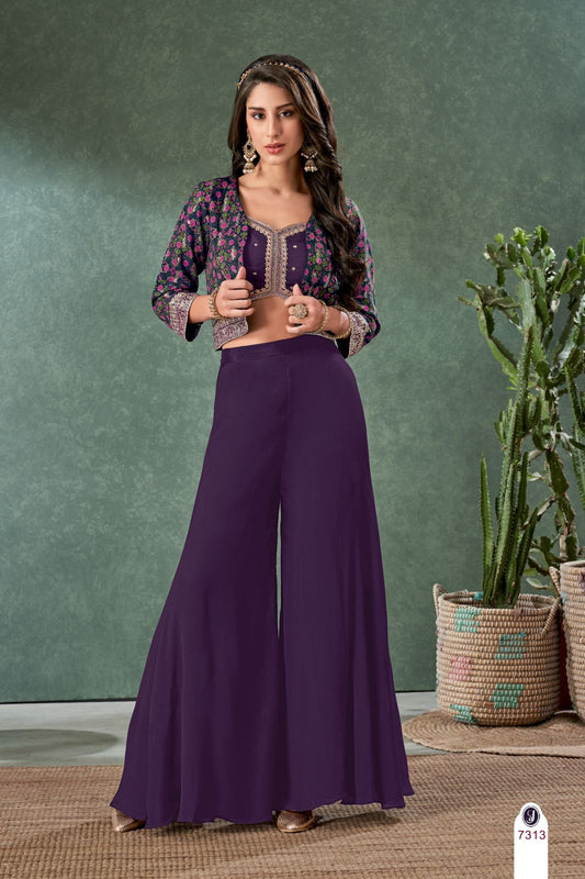 AMZING VIOLET SHORT JACKET INDOWESTERN